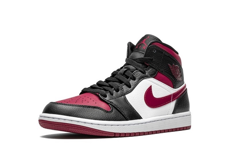 Air Jordan 1 Bred Toe Reps Mid Shoes (4)