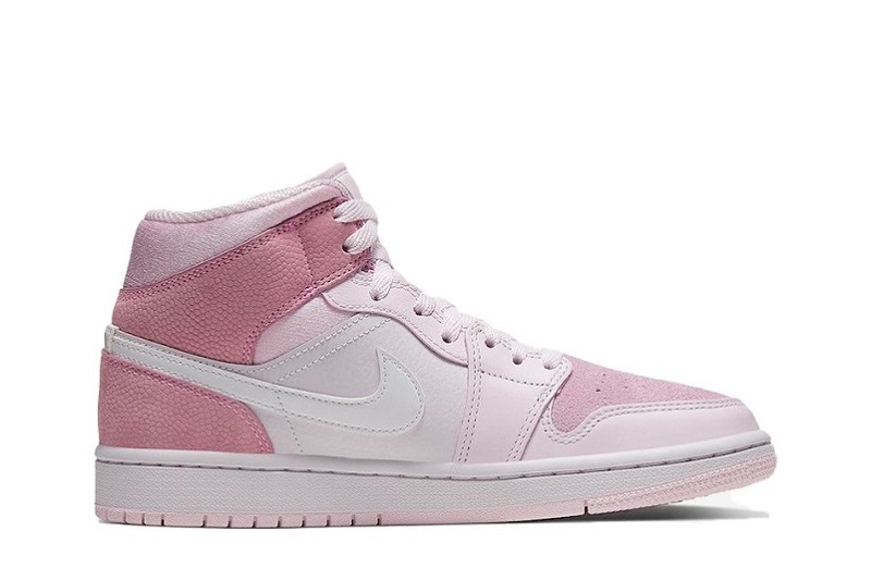 Air Jordan 1 Digital Pink Reps Mid WMNS Shoes (2)