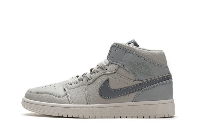 Air Jordan 1 Bone Grey Reps Mid Shoes Online (1)