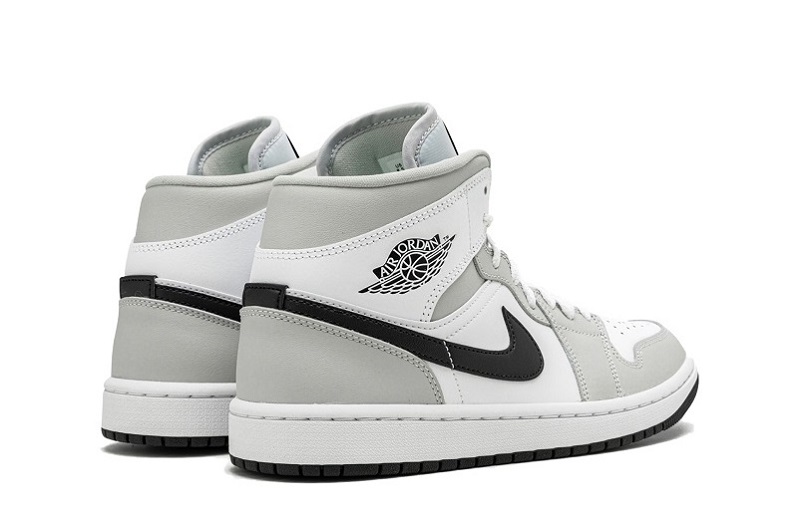 Air Jordan 1 Light Smoke Grey Reps Mid Shoes (3)