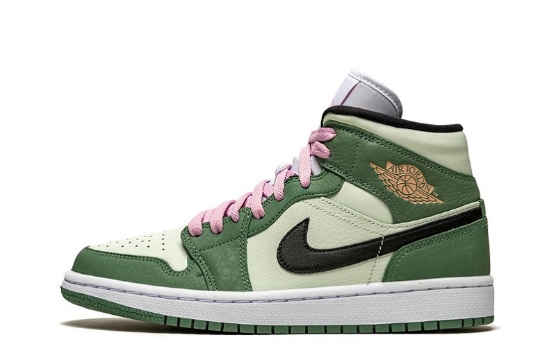 Air Jordan 1 Dutch Green Reps Mid SE Shoes (1)