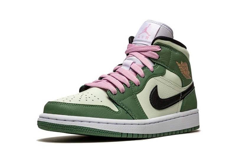 Air Jordan 1 Dutch Green Reps Mid SE Shoes (4)