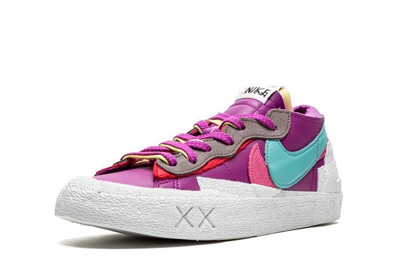 Kaws x Sacai x Blazer Low Purple Dusk Reps for Sale (4)