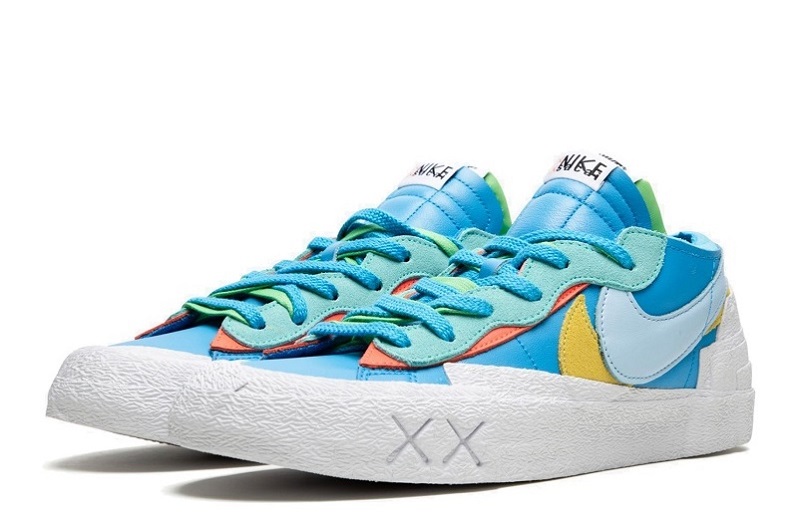 Kaws x Sacai x Blazer Low Neptune Blue Reps Online (2)