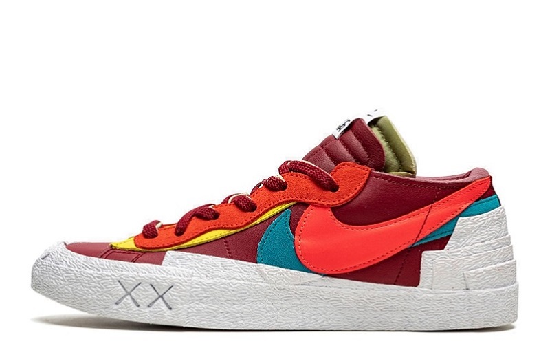 Kaws x Sacai x Blazer Low Team Red Reps  (1)