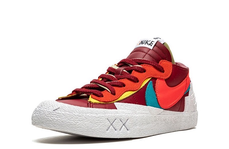 Kaws x Sacai x Blazer Low Team Red Reps  (4)