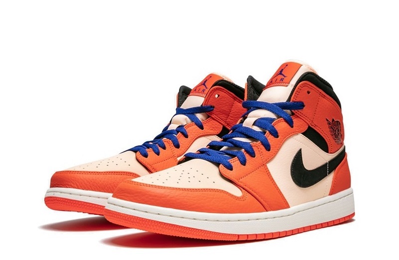 Air Jordan 1 Team Orange Reps Mid Sneakers  (2)