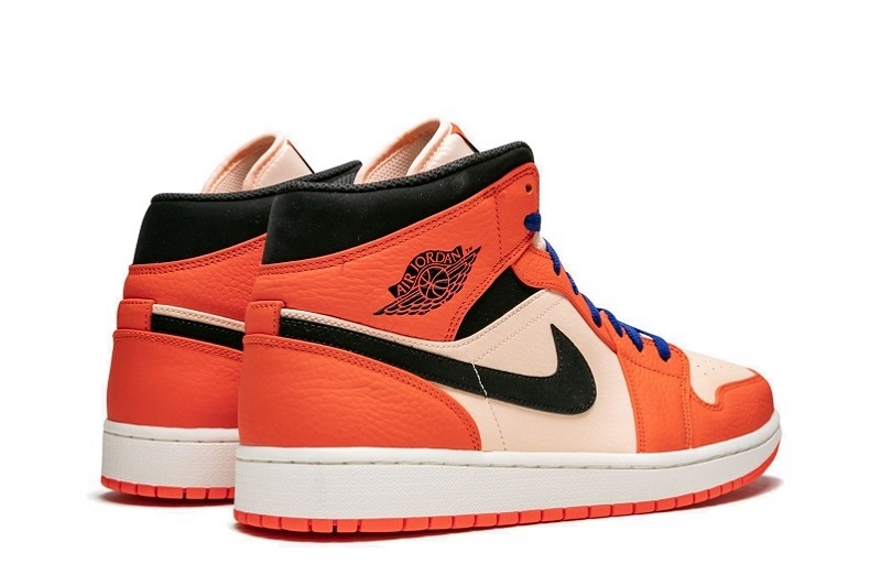 Air Jordan 1 Team Orange Reps Mid Sneakers  (3)