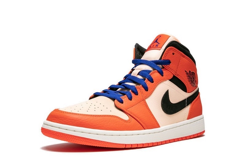 Air Jordan 1 Team Orange Reps Mid Sneakers  (4)