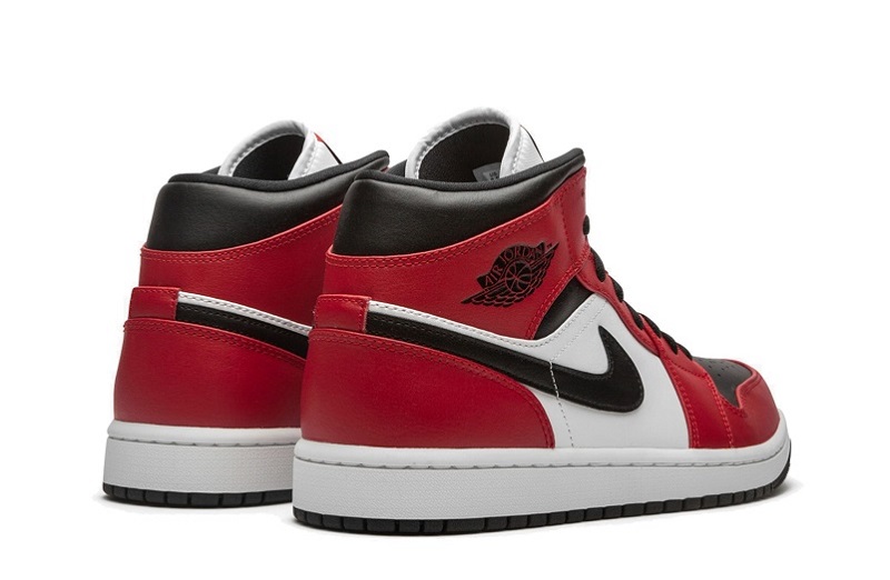 Air Jordan 1 Black Toe Reps Mid Shoes Online (3)