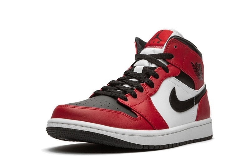 Air Jordan 1 Black Toe Reps Mid Shoes Online (4)