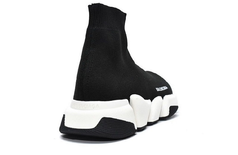 Balenciaga Speed 2.0 Sneaker Black White for Sale (3)