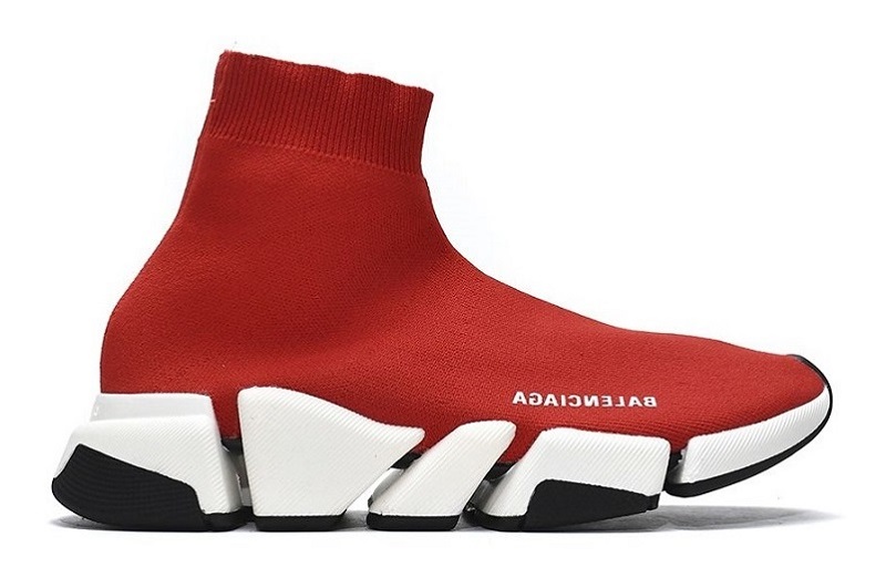 Balenciaga Speed 2.0 Sneaker Red for Sale  (1)