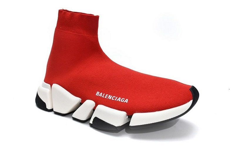 Balenciaga Speed 2.0 Sneaker Red for Sale  (2)