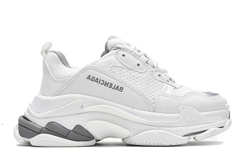 Balenciaga Triple S White Silver for Sale (1)