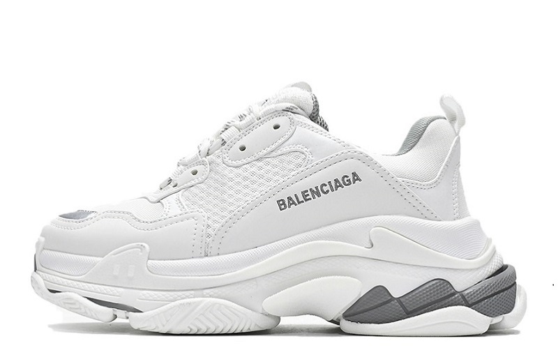 Balenciaga Triple S White Silver for Sale (2)