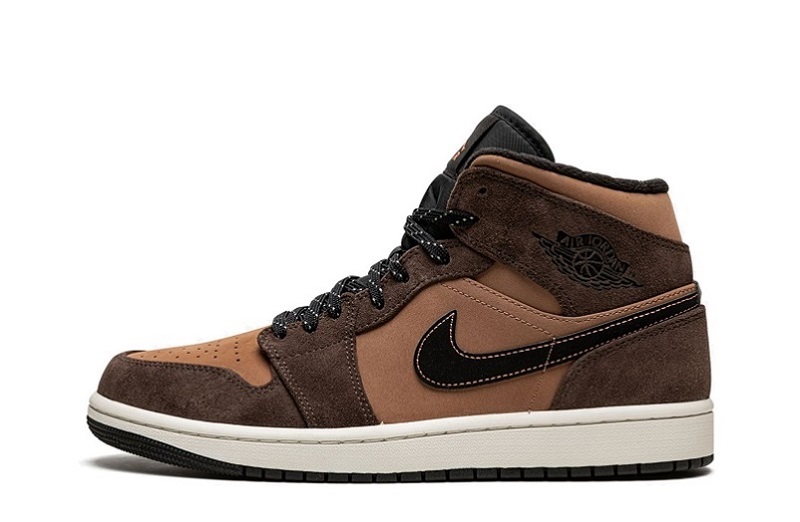 Air Jordan 1 Earth Tone Reps Mid Sneakers (1)