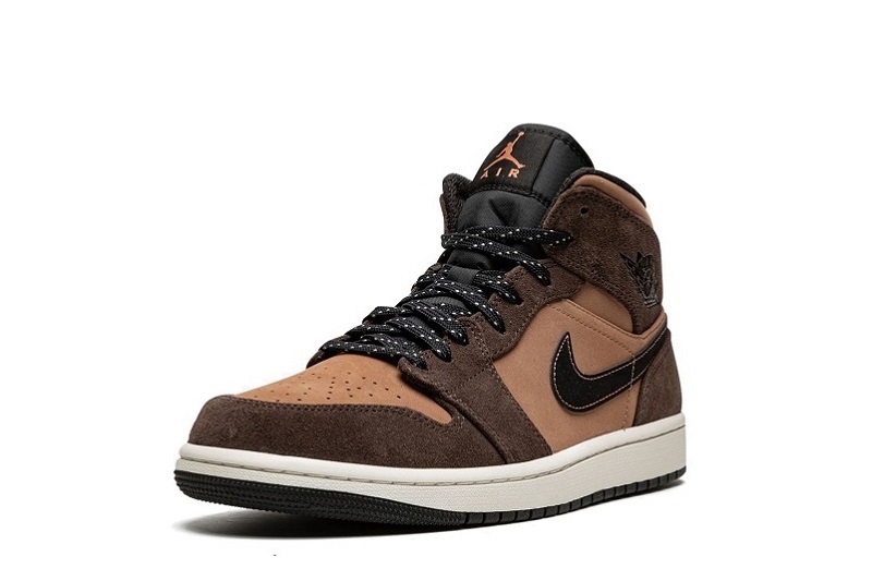 Air Jordan 1 Earth Tone Reps Mid Sneakers (4)