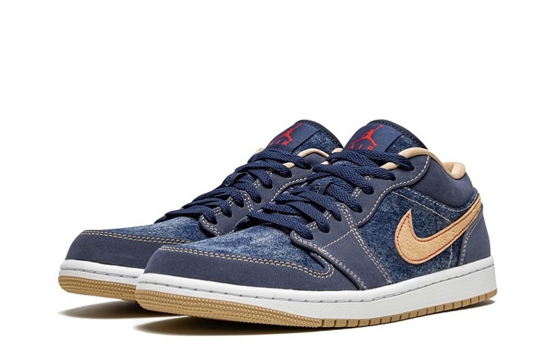 Air Jordan 1 Denim Reps Low Shoes (2)