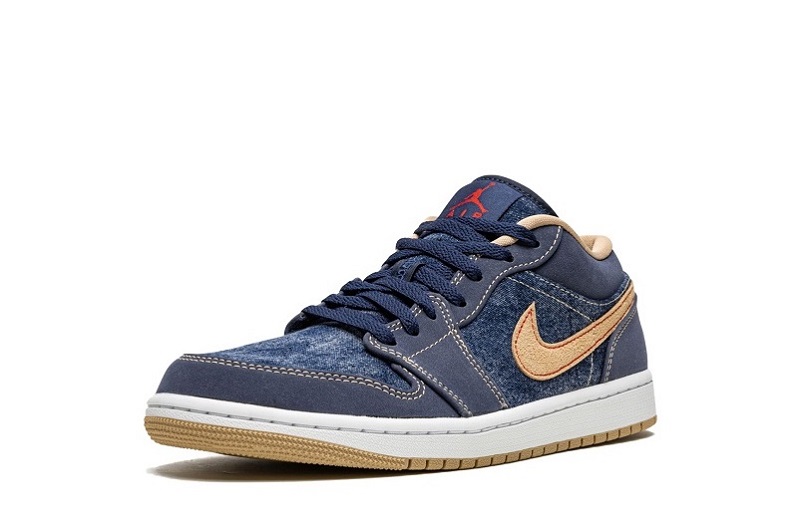 Air Jordan 1 Denim Reps Low Shoes (4)