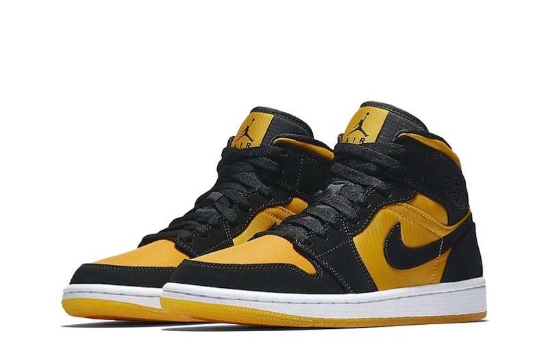 Air Jordan 1 Black Gold Reps Mid Sneakers Online (3)