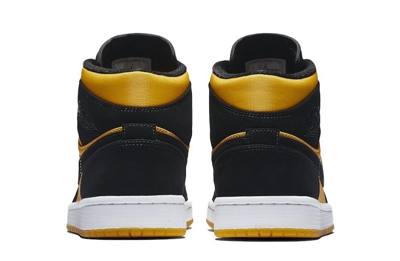 Air Jordan 1 Black Gold Reps Mid Sneakers Online (4)