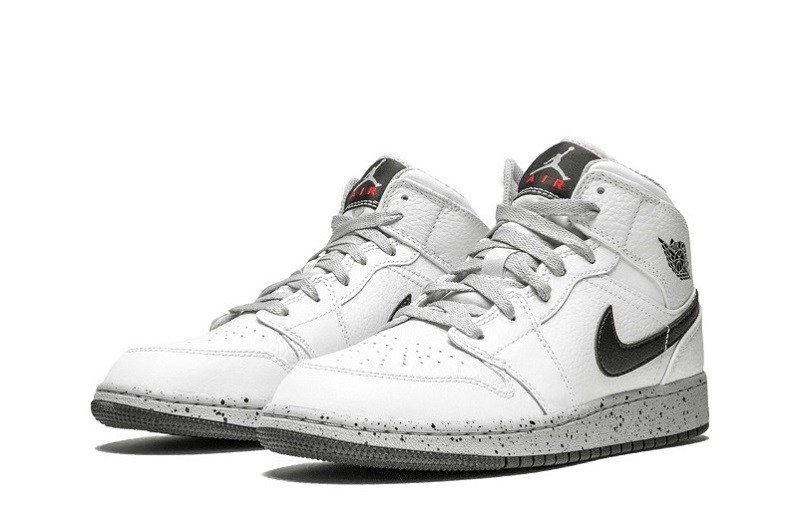 Air Jordan 1 White Cement Reps Mid Sneakers Online (2)