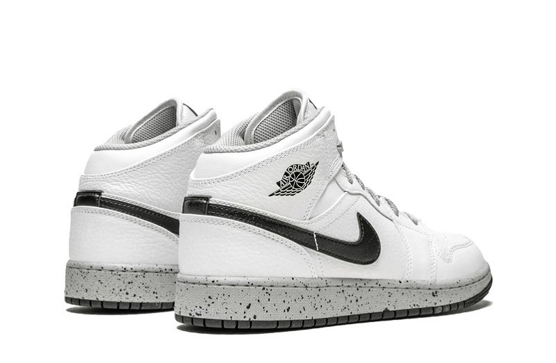 Air Jordan 1 White Cement Reps Mid Sneakers Online (3)