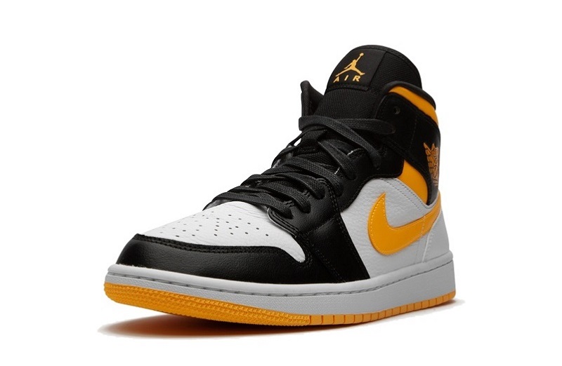 Air Jordan 1 Laser Orange Reps Mid WMNS Sneakers (4)