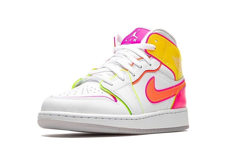 Air Jordan 1 Edge Glow Reps Mid GS Shoes (4)