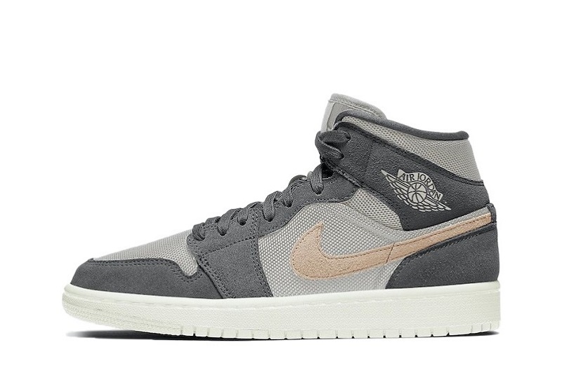 AJ 1 Grey Onyx Reps Mid Shoes (1)