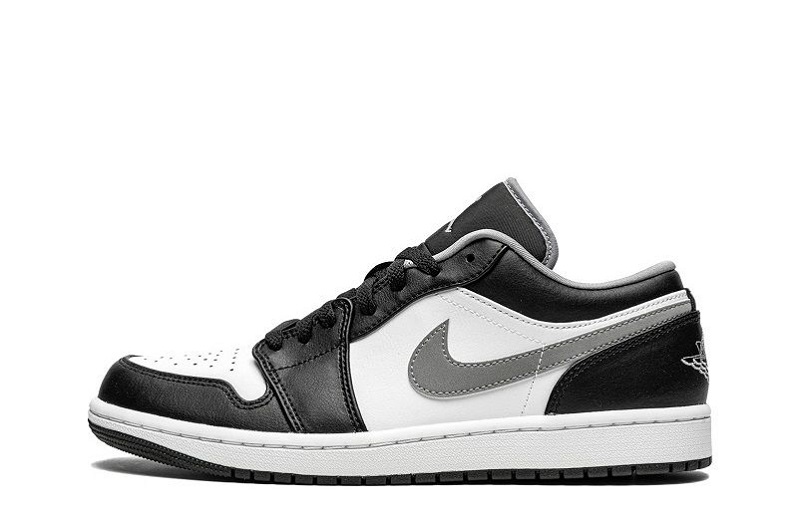 Air Jordan 1 Black White Particle Grey Reps Low Shoes (1)