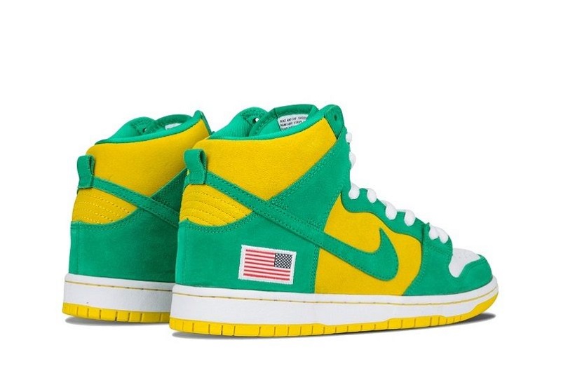 Nike SB Dunks High Oakland A's Reps (3)