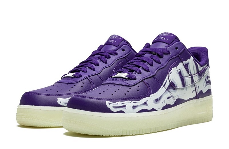 Nike Air Force 1 Purple Skeleton Reps (2)