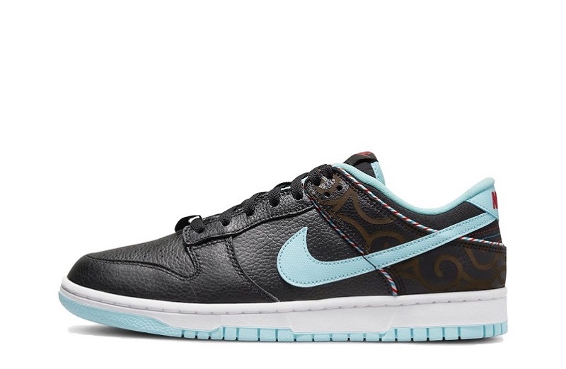 SB Dunk Low Barber Shop Black Reps (1)