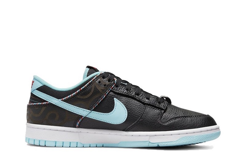 SB Dunk Low Barber Shop Black Reps (2)