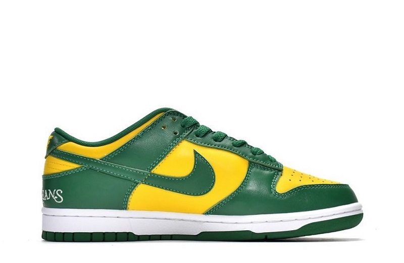 Supreme SB Dunk Low Green Yellow Reps Online (2)