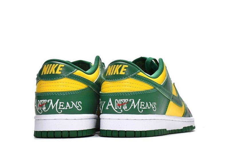 Supreme SB Dunk Low Green Yellow Reps Online (3)