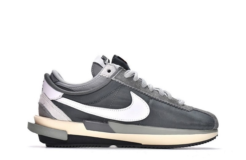 Sacai Nike Zoom Cortez White Grey Reps (2)