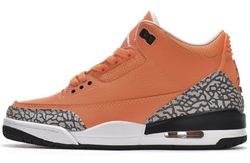 Air Jordan 3 Orange Reps Retro Sneakers (1)