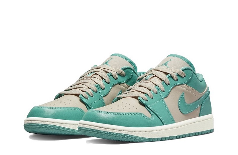 Air Jordan 1 Tropical Teal Reps WMNS Low Shoes (3)