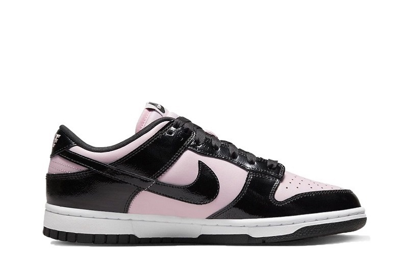 Dunk Low Pink Black Patent Reps Women's Sneakers (2)