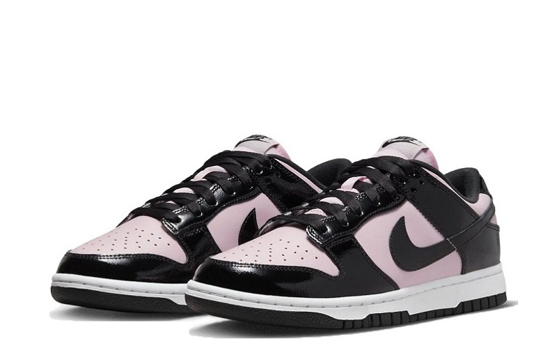 Dunk Low Pink Black Patent Reps Women's Sneakers (3)