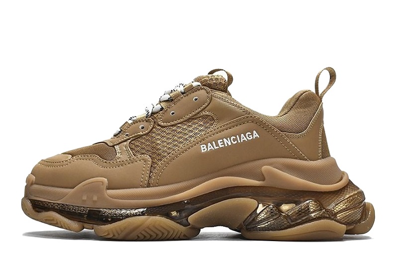 Balenciaga Triple S Clear Sole Brown Reps (1)