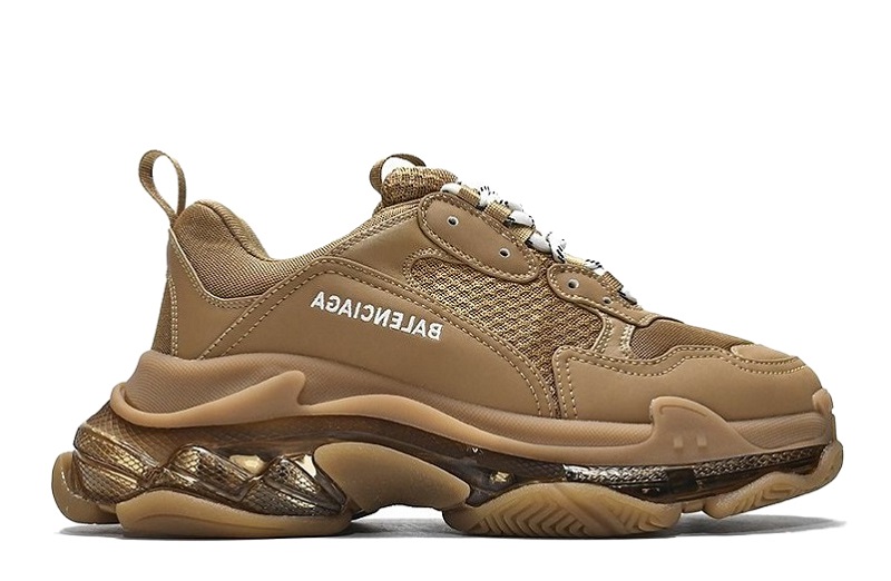 Balenciaga Triple S Clear Sole Brown Reps (2)