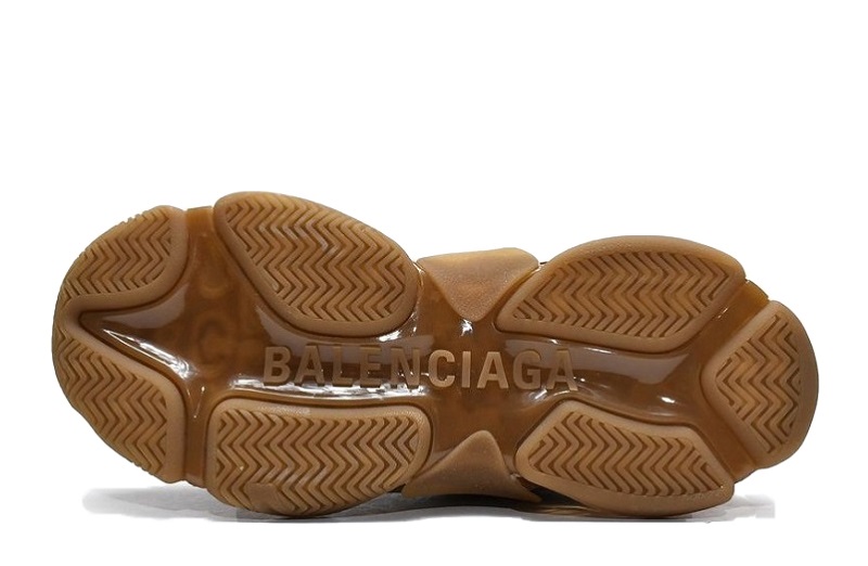 Balenciaga Triple S Clear Sole Brown Reps (4)