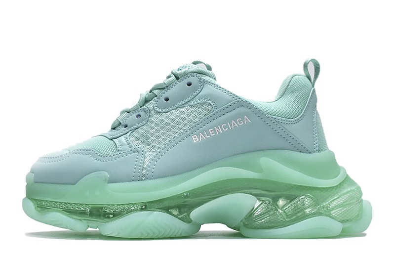 Balenciaga Triple S Clear Sole Light Green Reps (1)