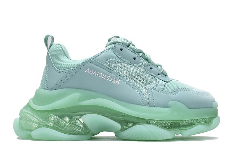 Balenciaga Triple S Clear Sole Light Green Reps (2)