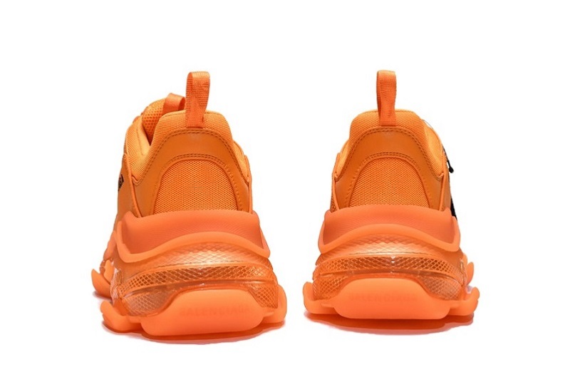 Balenciaga Triple S Clear Sole Orange Reps for Sale (3)