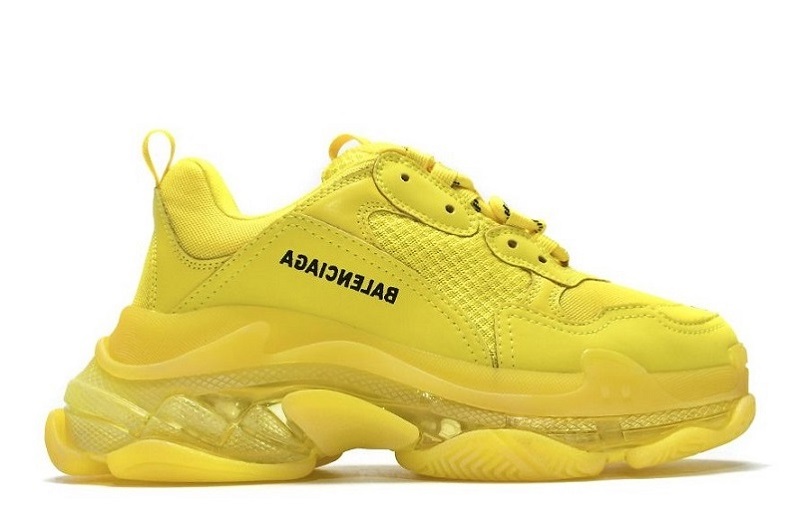 Balenciaga Triple S Clear Sole Yellow Reps Online (2)